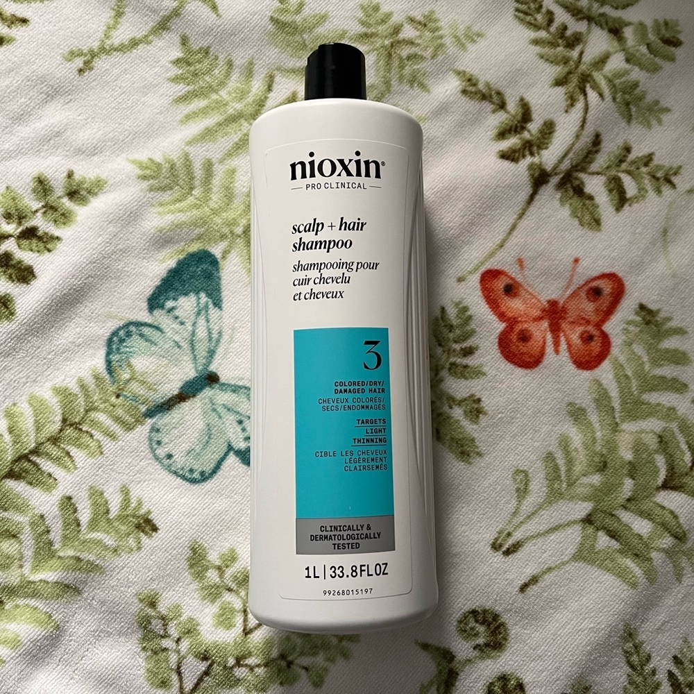 Nioxin Scalp & Hair Shampoo system 3 for thinning colored hair